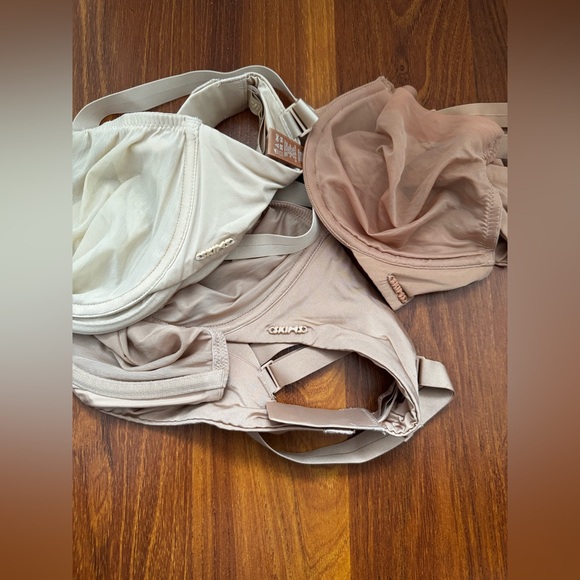 AUTHENTIC SKIMS No Show Unlined Demi Bra Trio Set - Picture 10 of 10